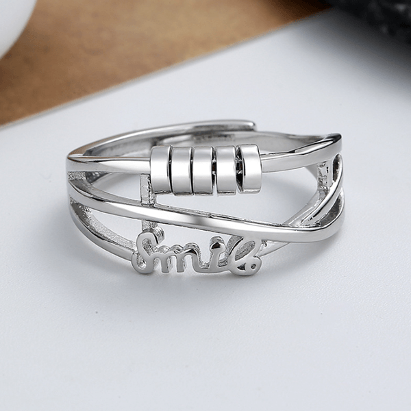 Bague ajustable Happy