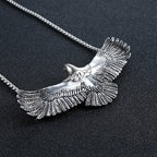 Collier aigle en acier inoxydable