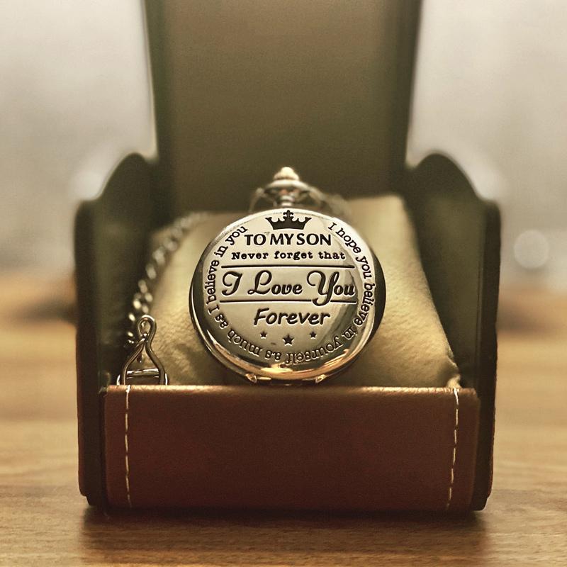 Montre de poche à quartz « To my son »