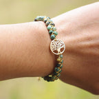Bracelet tressé fait main Arbre de Vie