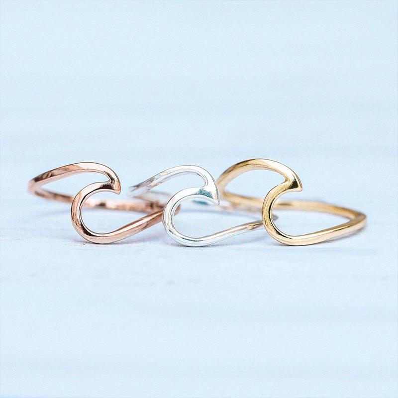 Bague vague simple