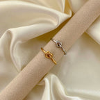Bague nœud de cœur