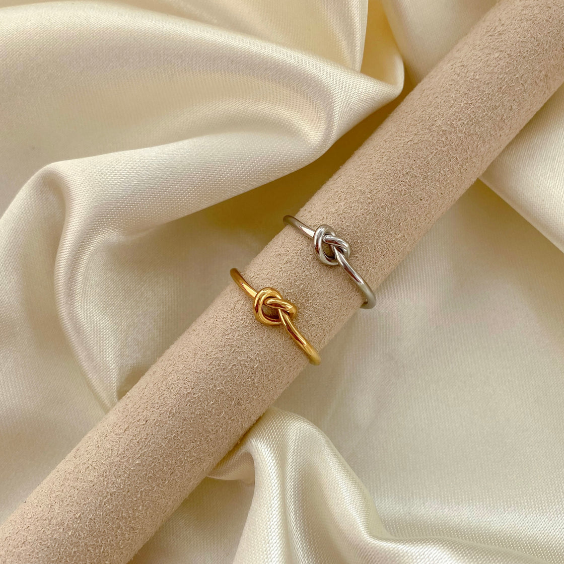 Bague nœud de cœur