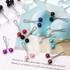 Épingle à perles pour foulard multicolore