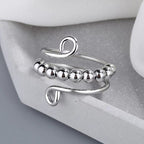 Bague anti-anxiété à billes