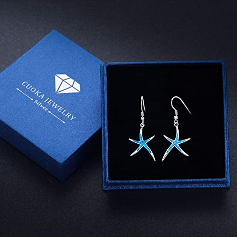 Boucles d'oreilles étoile de mer