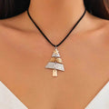 Collier et boucles d'oreilles de Noël