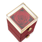 Boîte à bijoux Rose Éternelle avec collier
