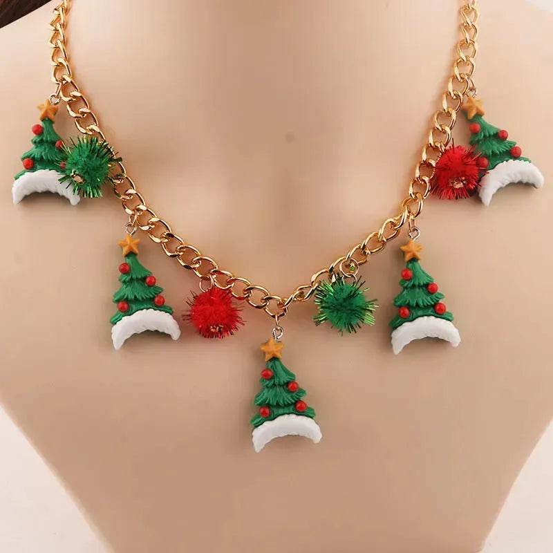 Collier de Noël créatif