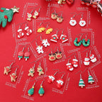 Boucles d'oreilles de Noël créatives