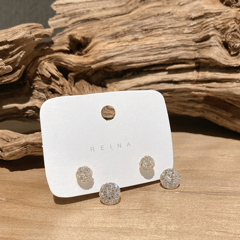 Boucles d'oreilles Boules Creuses
