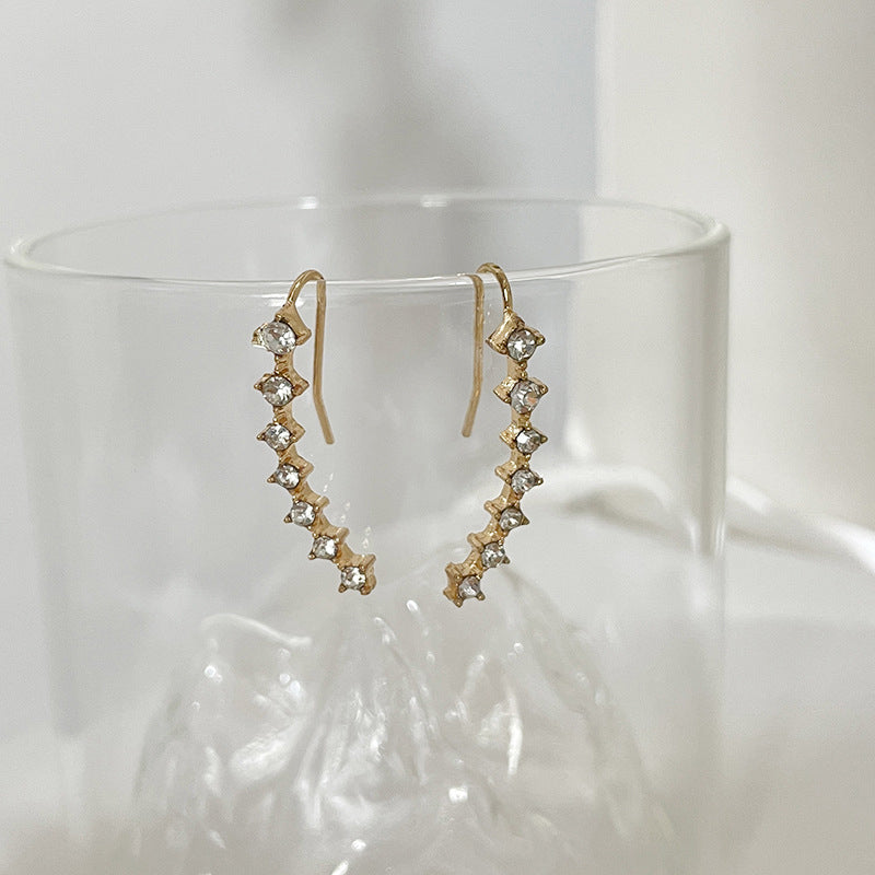 Boucles d'oreilles puces sept étoiles