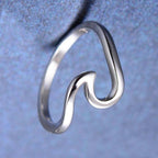 Bague vague simple