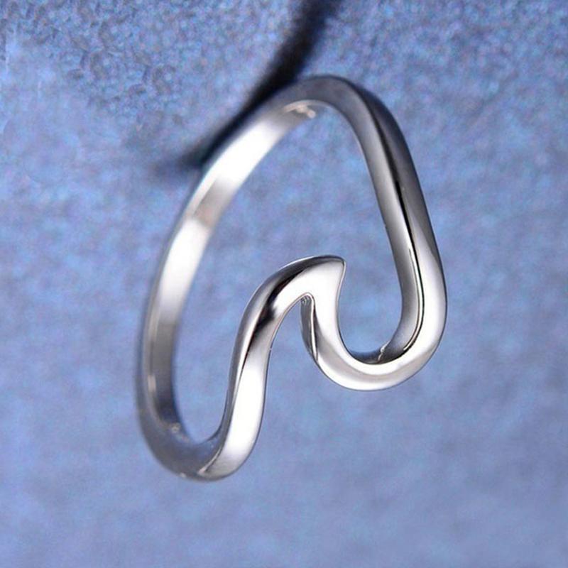 Bague vague simple