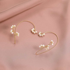 Boucles d'oreilles perles vintage