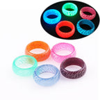Bague lumineuse colorée fantaisie