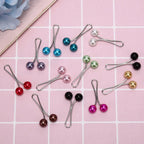 Épingle à perles pour foulard multicolore