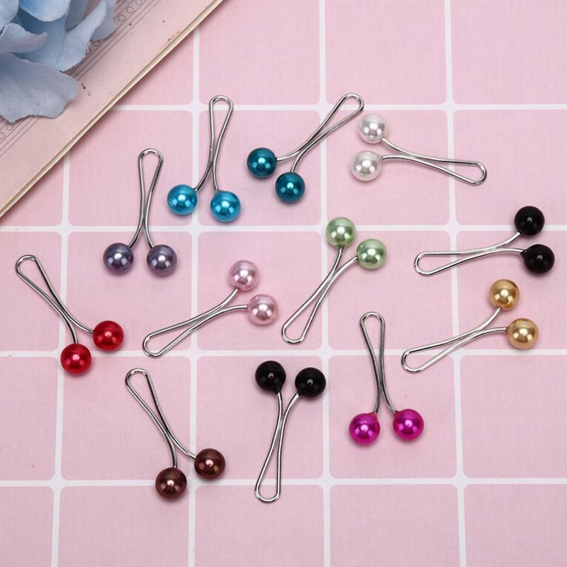 Épingle à perles pour foulard multicolore