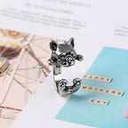 Bague vintage chien