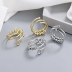Bague anti-anxiété à billes