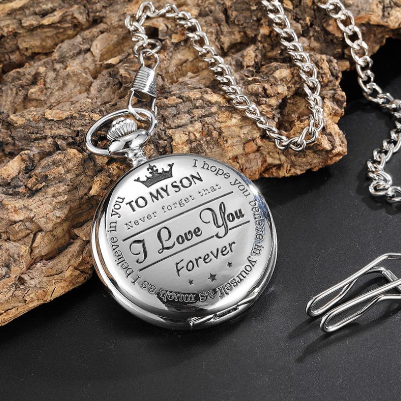 Montre de poche à quartz « To my son »