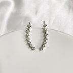Boucles d'oreilles puces sept étoiles