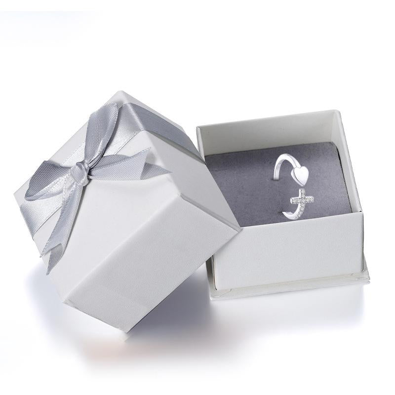 Bague Croix en Argent Sterling 925