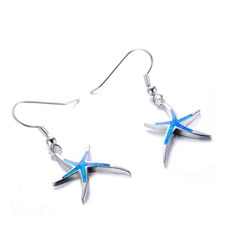 Boucles d'oreilles étoile de mer