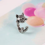Bague vintage chien