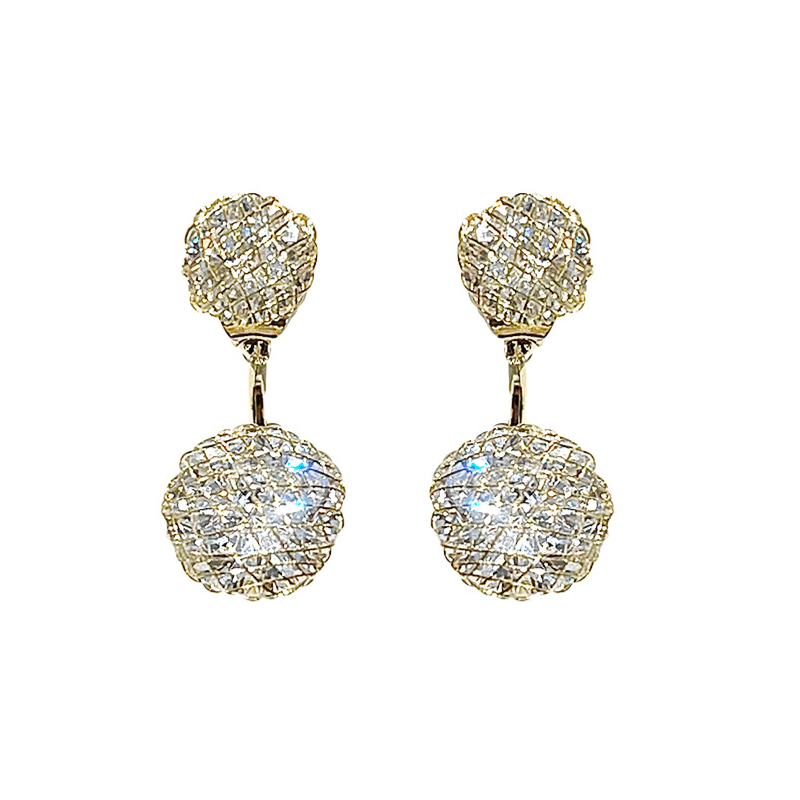 Boucles d'oreilles Boules Creuses