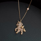 Collier licorne ange