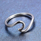 Bague vague simple