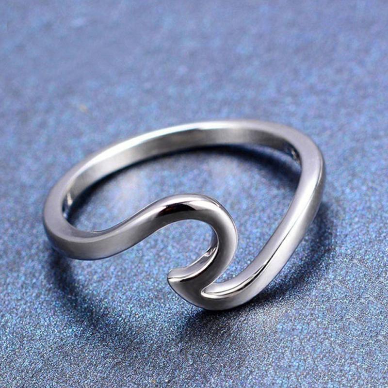 Bague vague simple