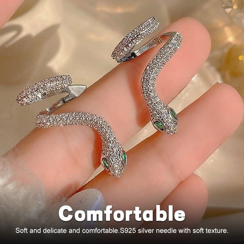 Boucles d'oreilles serpent Sinistra