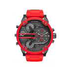 Montre chronographe à quartz en acier inoxydable étanche 10 m
