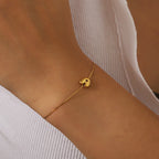 Bracelet initiale bulle