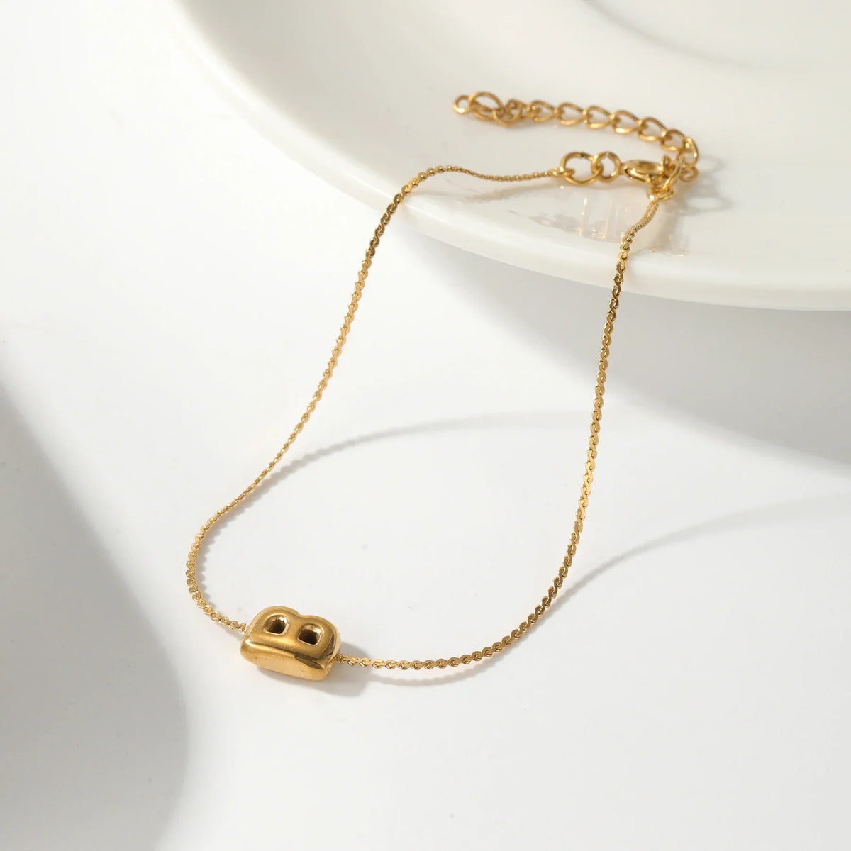 Bracelet initiale bulle