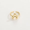 Bague initiale à bulles