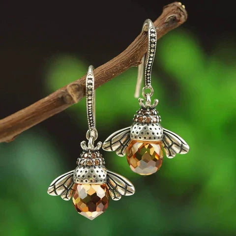 Boucles d'oreilles Reine des Abeilles