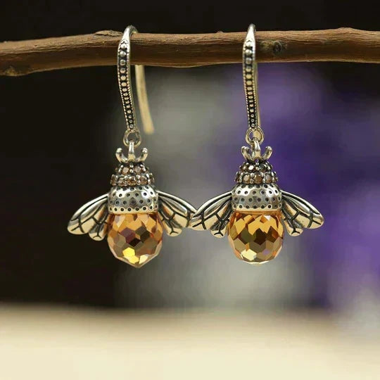 Boucles d'oreilles Reine des Abeilles
