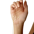 Bracelet personnalisé avec empreinte de patte gravée en acier inoxydable