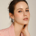 Boucles d'oreilles croisées tendance