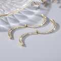 Boucles d'oreilles croisées tendance