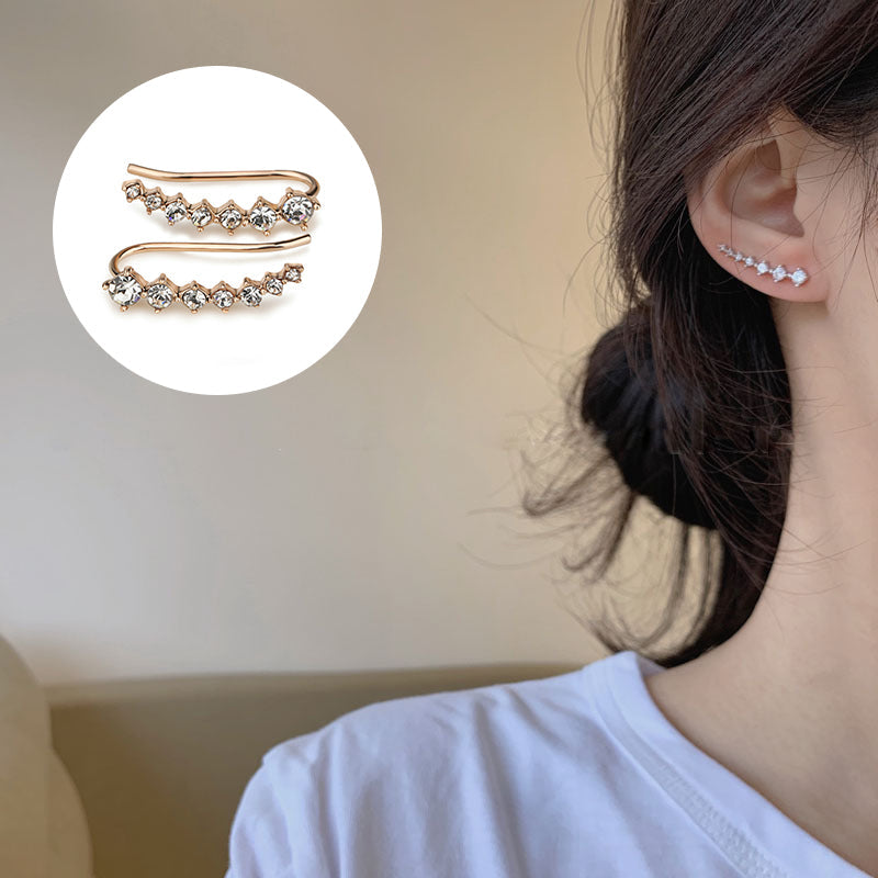 Boucles d'oreilles puces sept étoiles