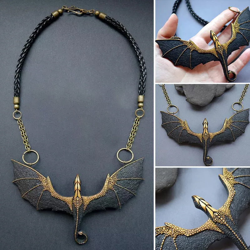 Collier Dragon Volant