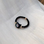 Bague chat porte-bonheur