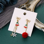 Boucles d'oreilles assistants du Père Noël