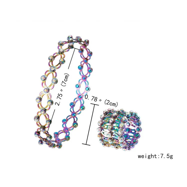 Bague et bracelet expansibles 2-en-1