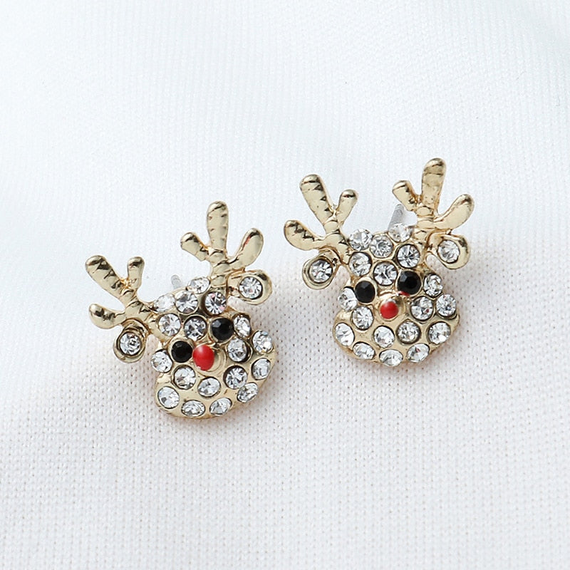 Boucles d'oreilles au design de Noël