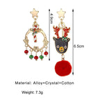 Boucles d'oreilles assistants du Père Noël